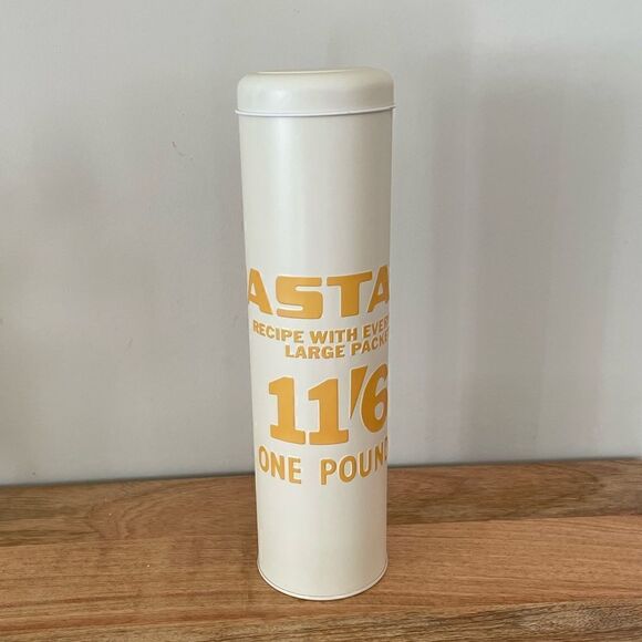 🇬🇧VINTAGE style metal pasta container - Picture 2 of 13